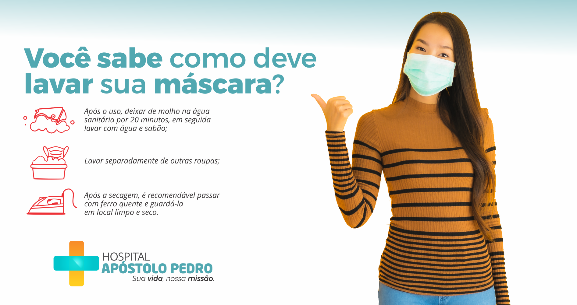 Aprenda como higienizar as máscaras de tecido