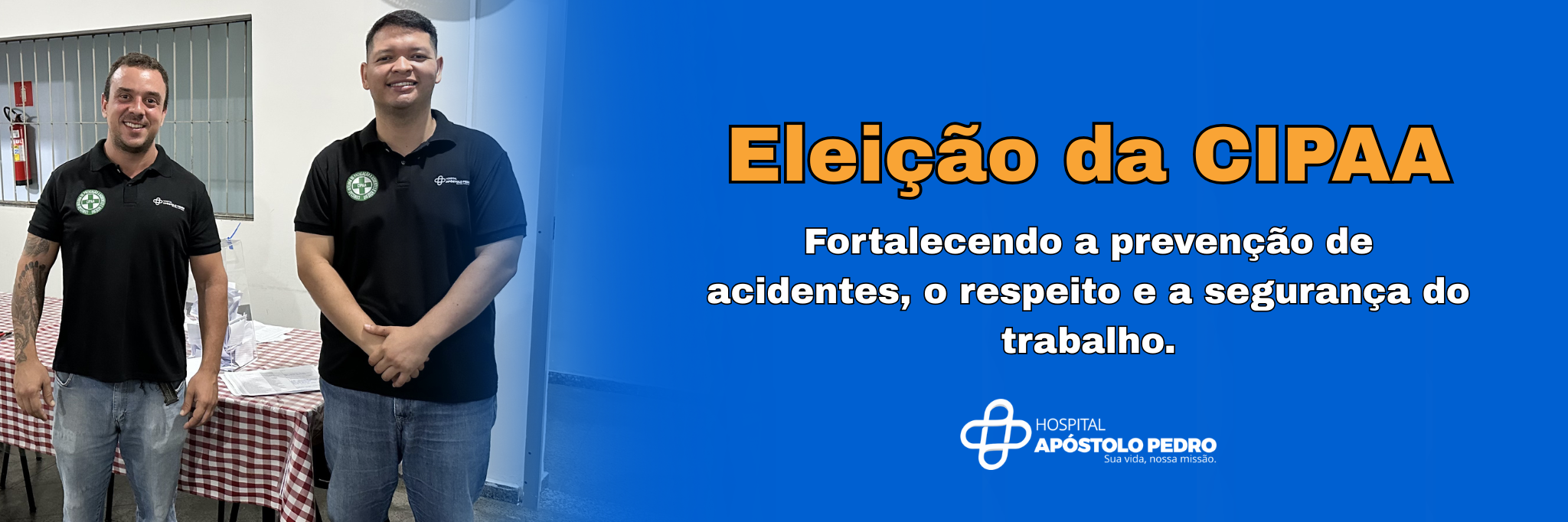 Eleições da CIPAA reforçam o compromisso do Hospital Apóstolo Pedro com a segurança e o cuidado
